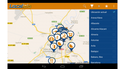 Localizia permite visualizar las empresas cercanas a ti
